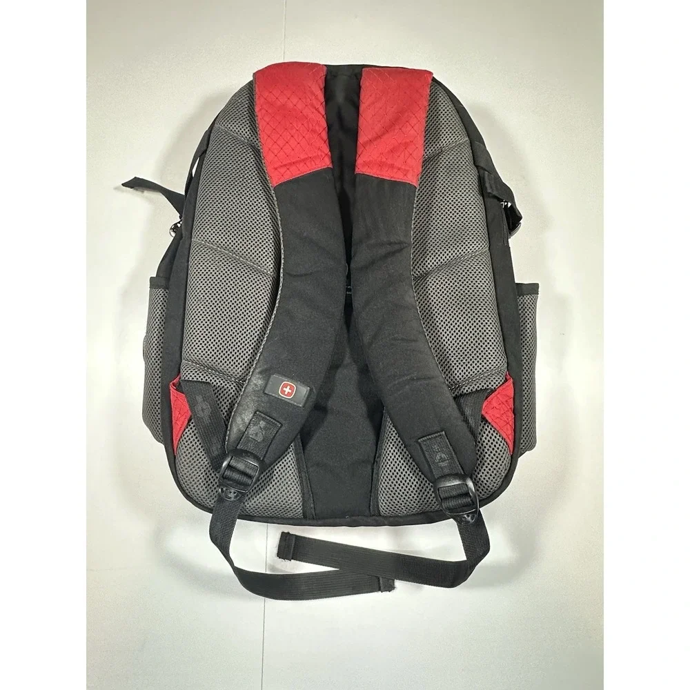 Swiss Gear Wenger Backpack‎ Red Black Bungee School Travel